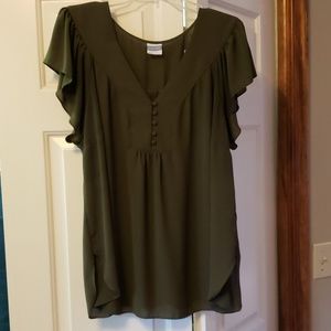 Meri Skye sleeveless blouse sz 2X